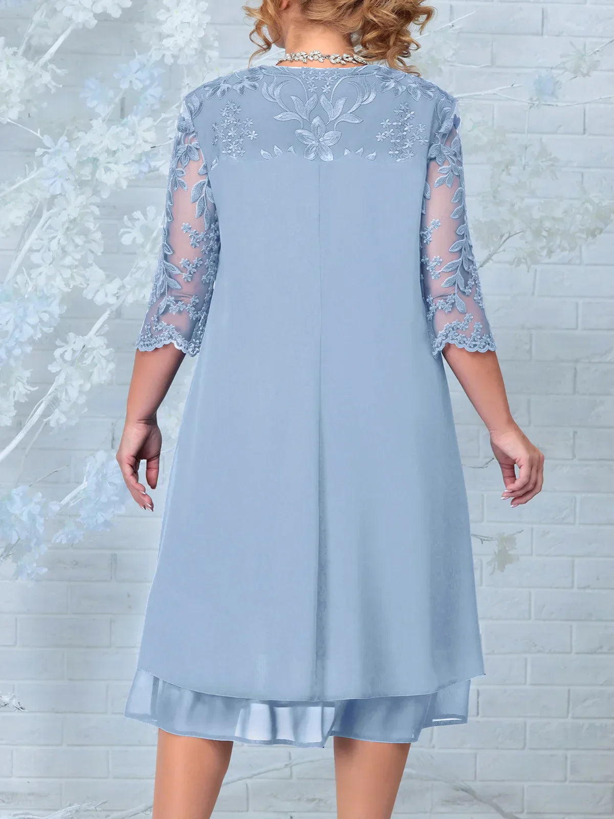 Elegant Floral Maxi Dress for Women Plus Size
