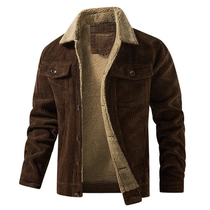Rugged Plaid Mens Jacket - Warm Classic Fit