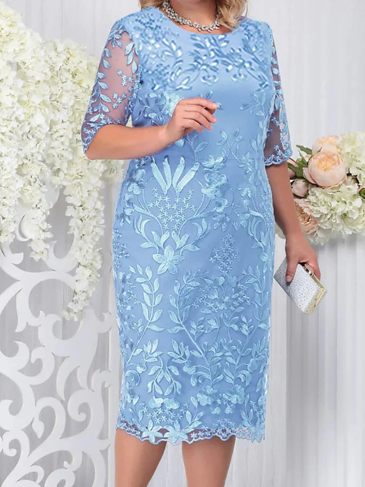 Curvy Women's Fashionable Dress