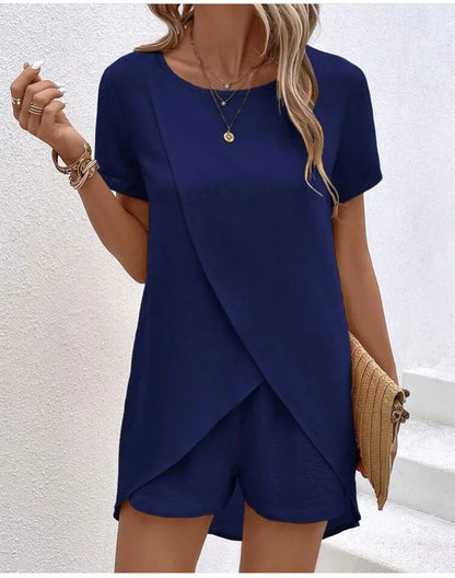 Elegant Soft Cotton Twin Set for Women