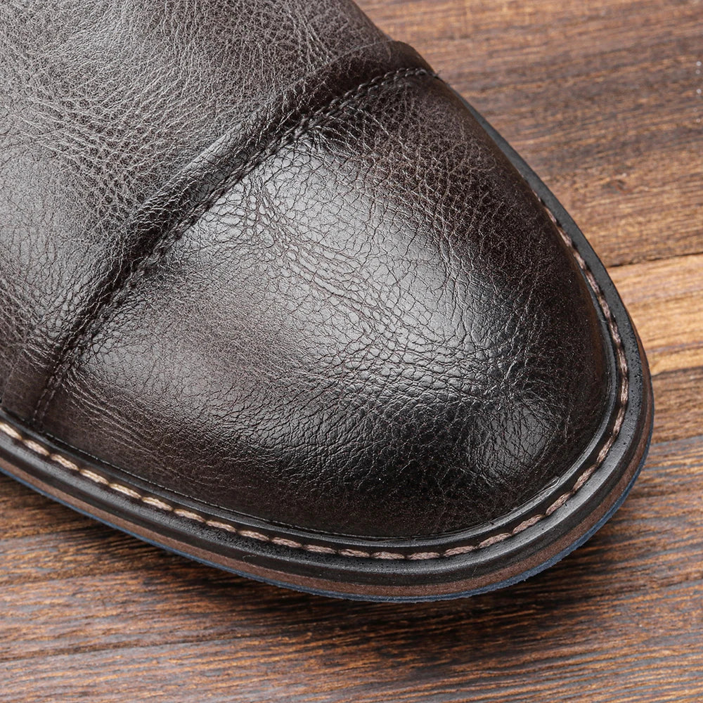 Classic Leather Cap Toe Boot