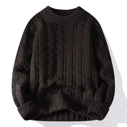 Casual Fit Knit Crew Neck Sweater