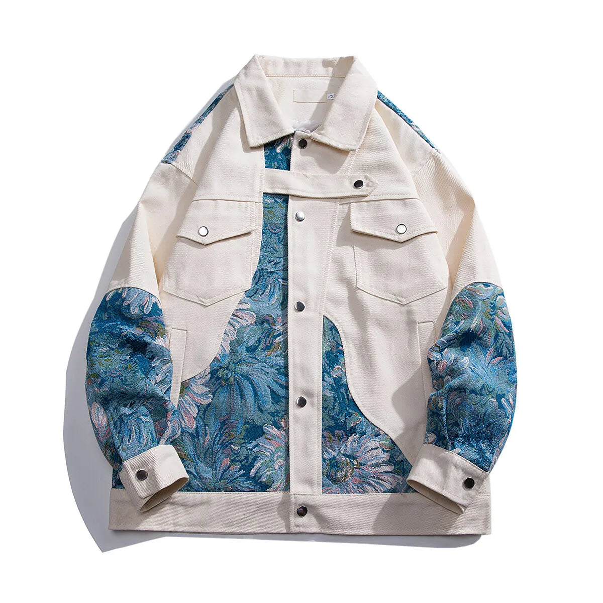 Stylish Patched Jeans Jacket - Nocini