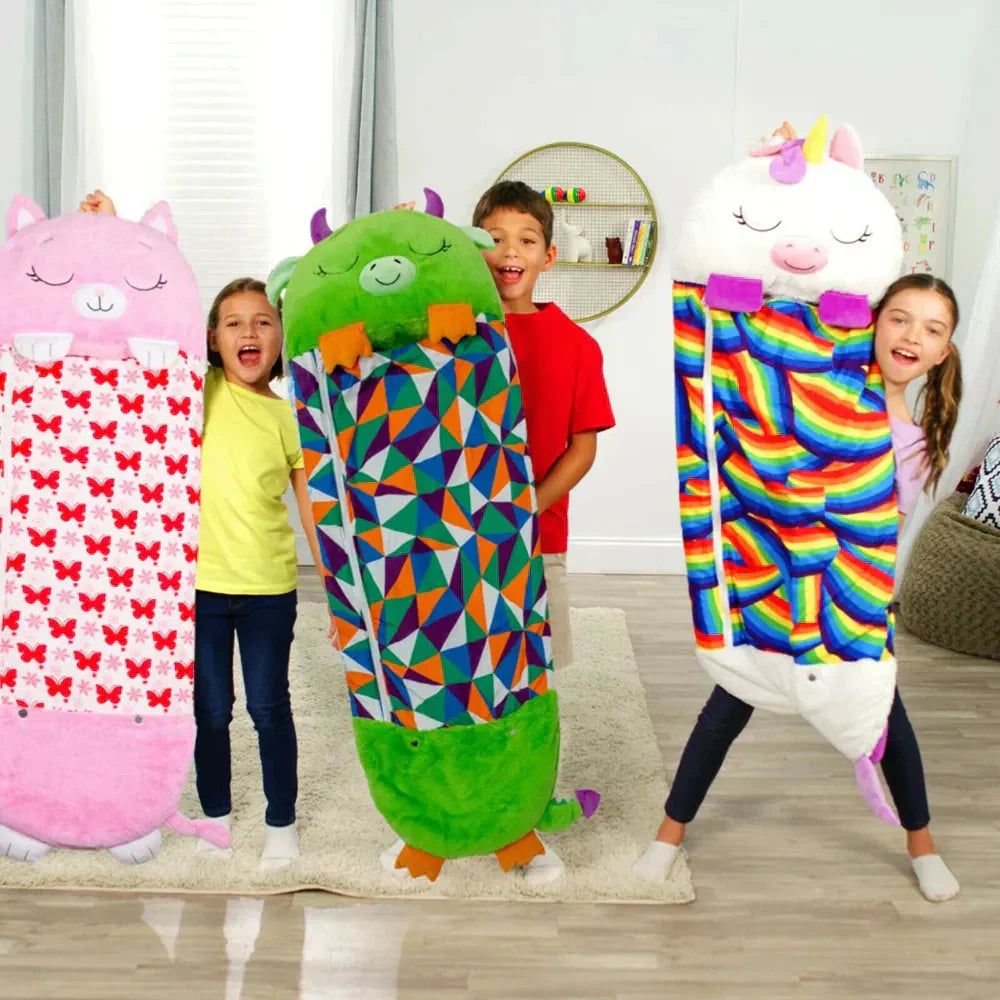 Cozy Kids Sleep Bag with Plush Toy - Olytrend