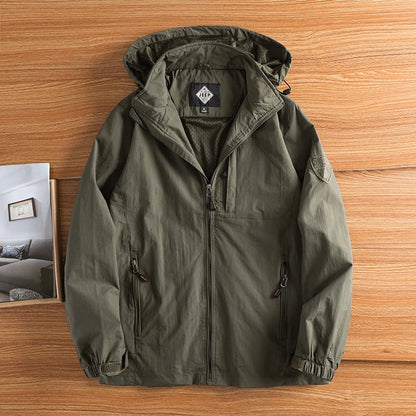 Waterproof Mens Hiking Jacket with Hood