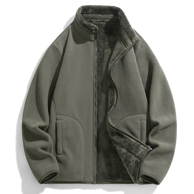 Cozy Fleece Lined Casual Jacket