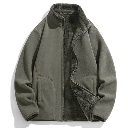 Cozy Fleece Lined Casual Jacket