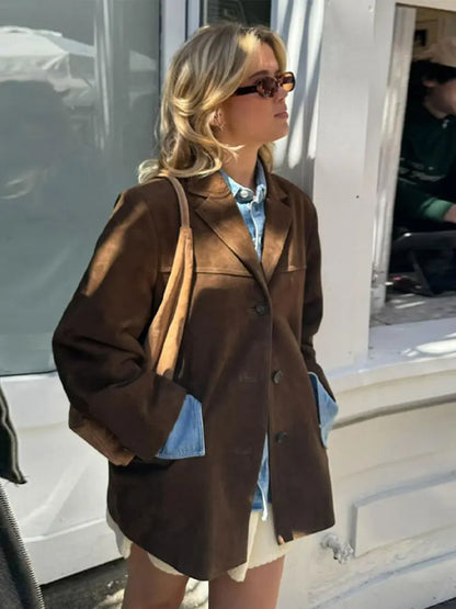 Ladies' Luxury Suede Coat