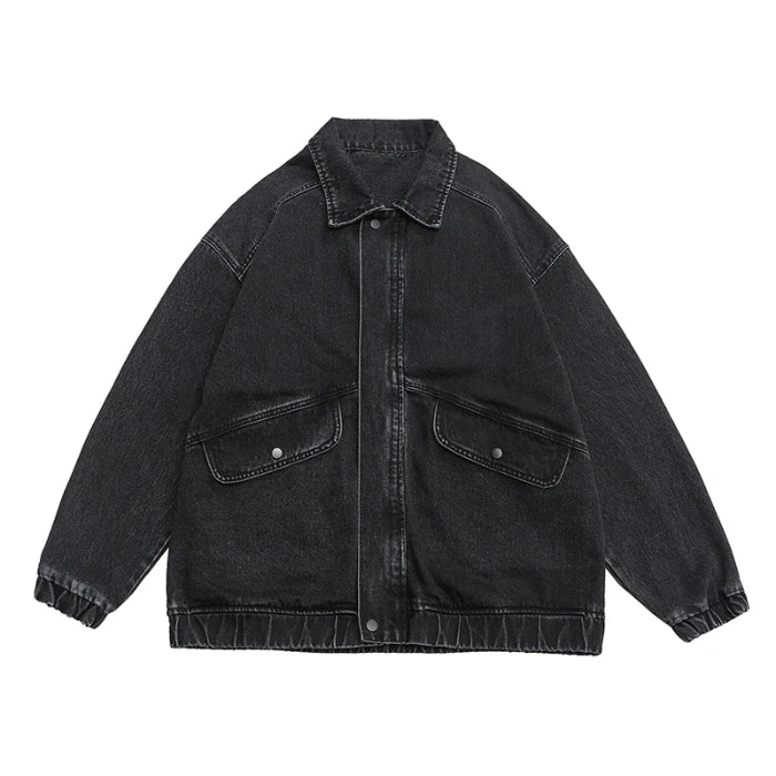 City Style Blue Jeans Jacket
