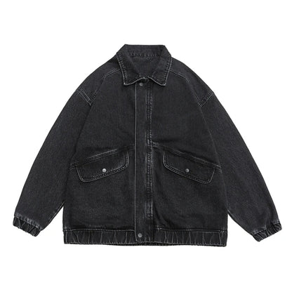 City Style Blue Jeans Jacket