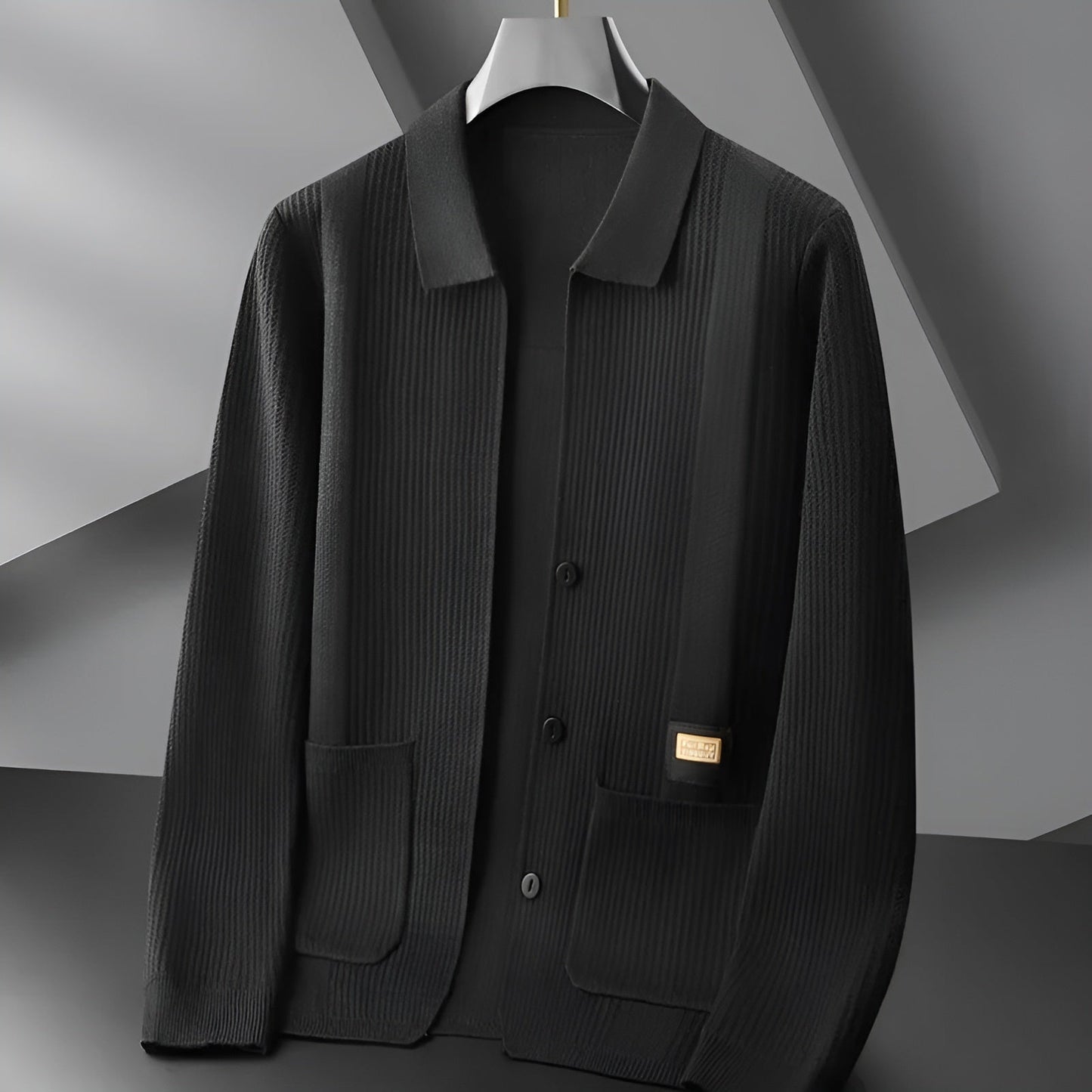 Warm Crew Neck Knitted Jacket