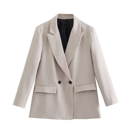 Classic Women's Double Breasted Jacket