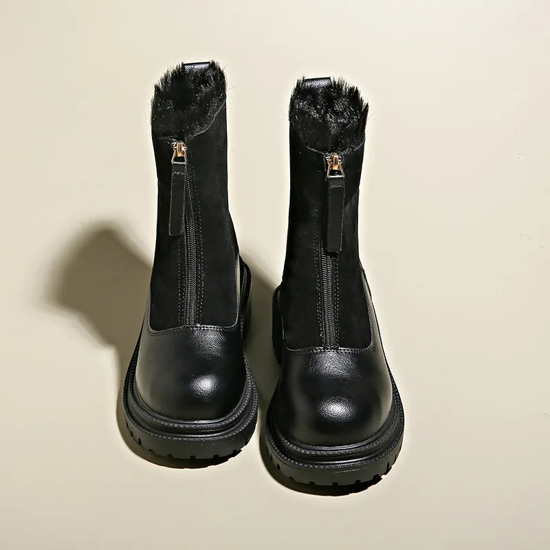 Luxury Faux Fur Ankle Booties