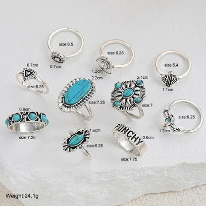 Classic 10-Piece Cowboy Ring Set
