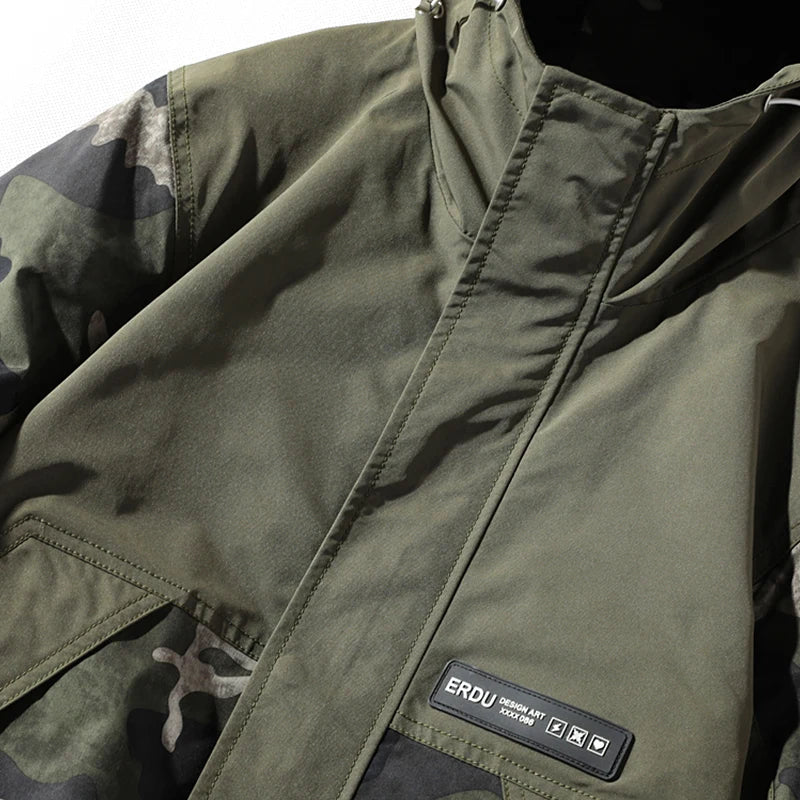 Mossy Green Camouflage Coat