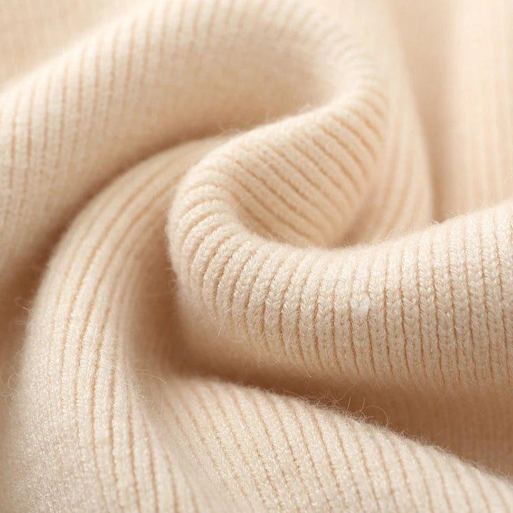 Comfortable Elastic Waist Knit Pants