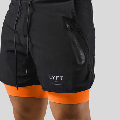 Men's Athletic Pants 2-in-1 Training Gym Wear