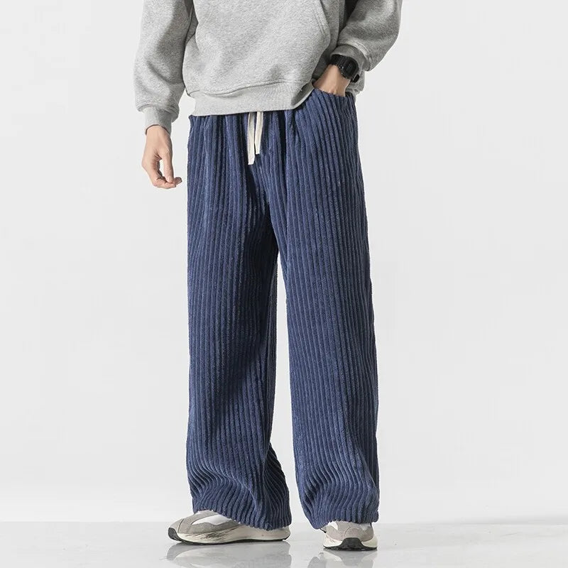 Comfy Corduroy Jogger Pants - Nocini