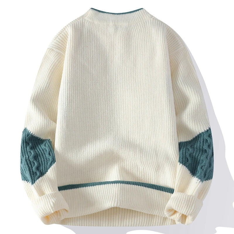Colorful Knit Sweater Jacket