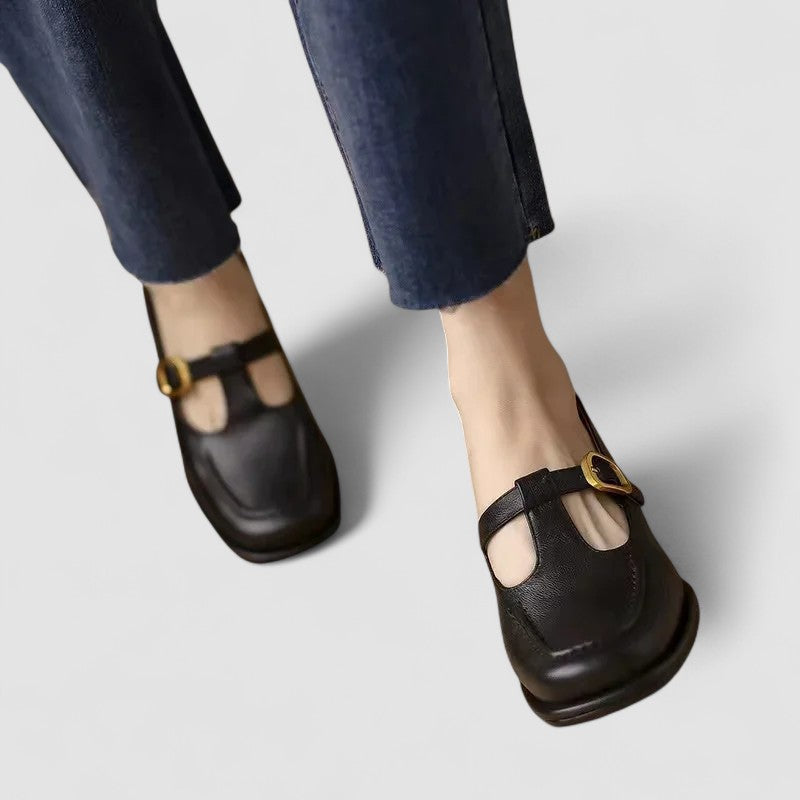 Comfortable Supportive Mary Jane Flat Shoes