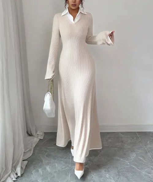 Cozy Long Sleeve Maxi Dress