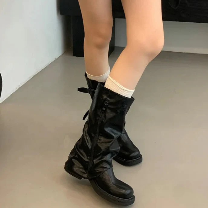 Classic High Heel Knee Boots