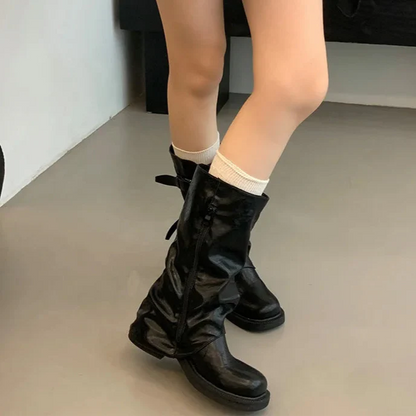 Classic High Heel Knee Boots