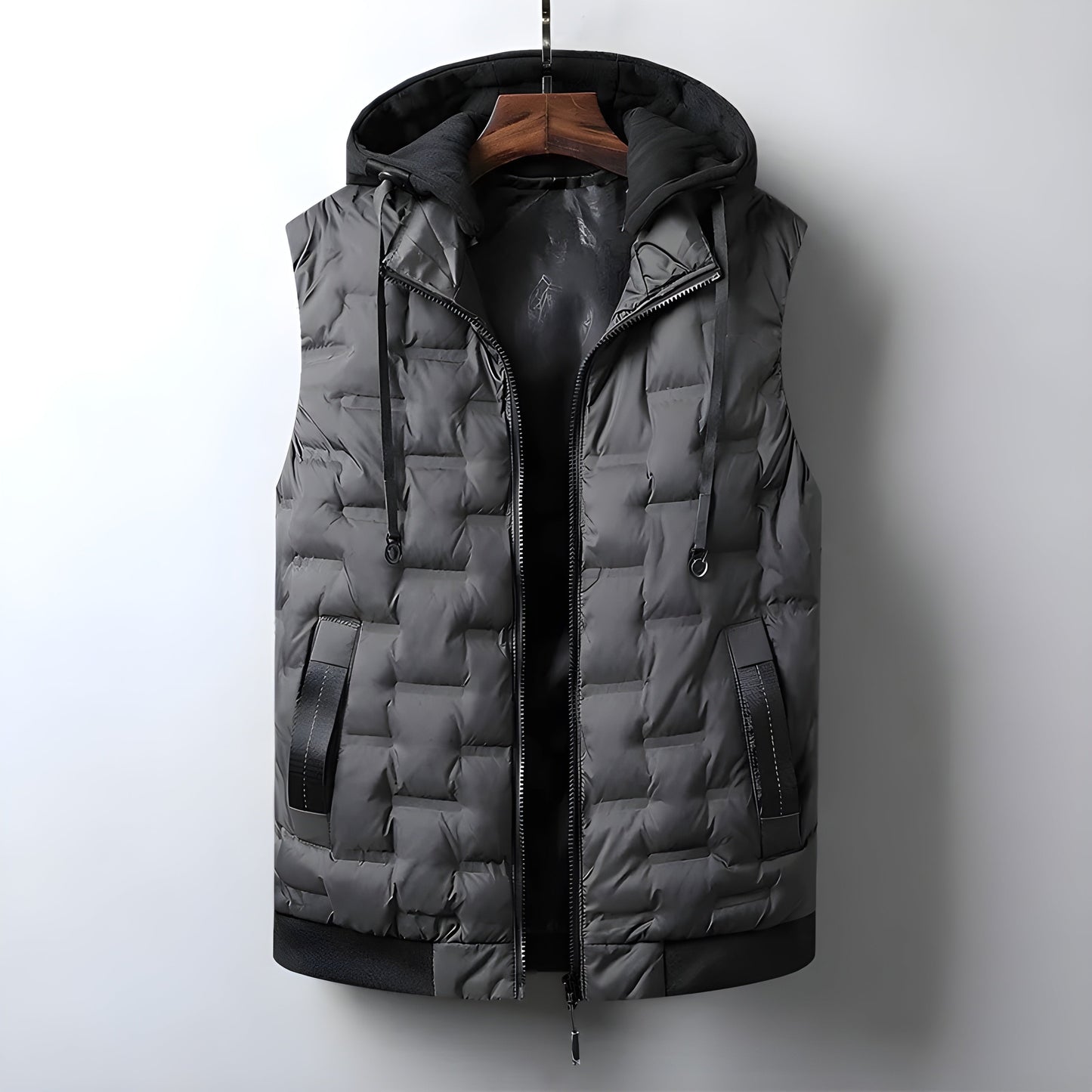 Insulated Fleece Hooded Vest