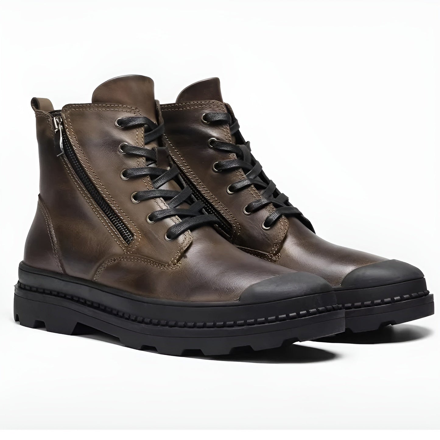 Classic Brown Ankle Boots - Nocini