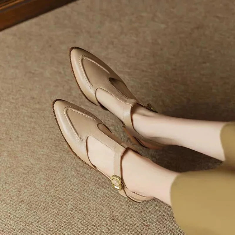 Elegant Buckle Dress Shoes for Women