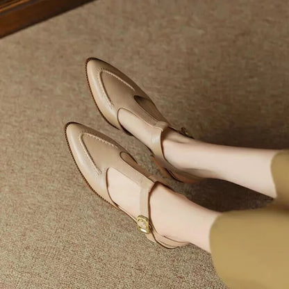 Elegant Buckle Dress Shoes for Women