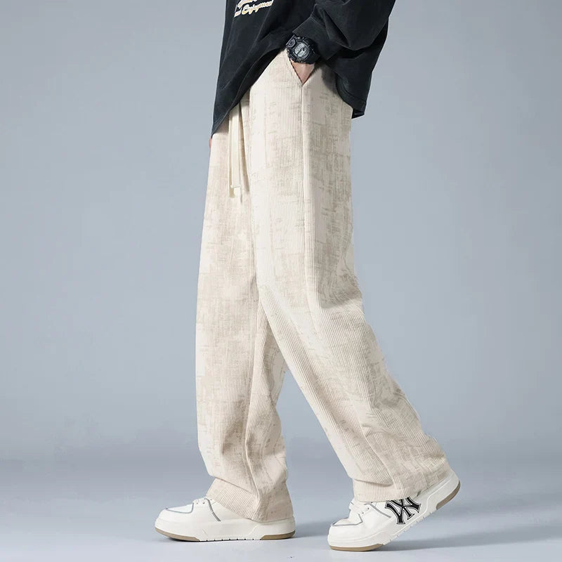 Navy Blue Fleece Jogger Pants