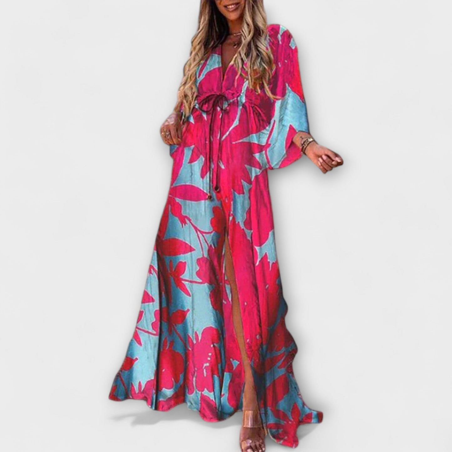 Colorful All Occasion Fabric Dress