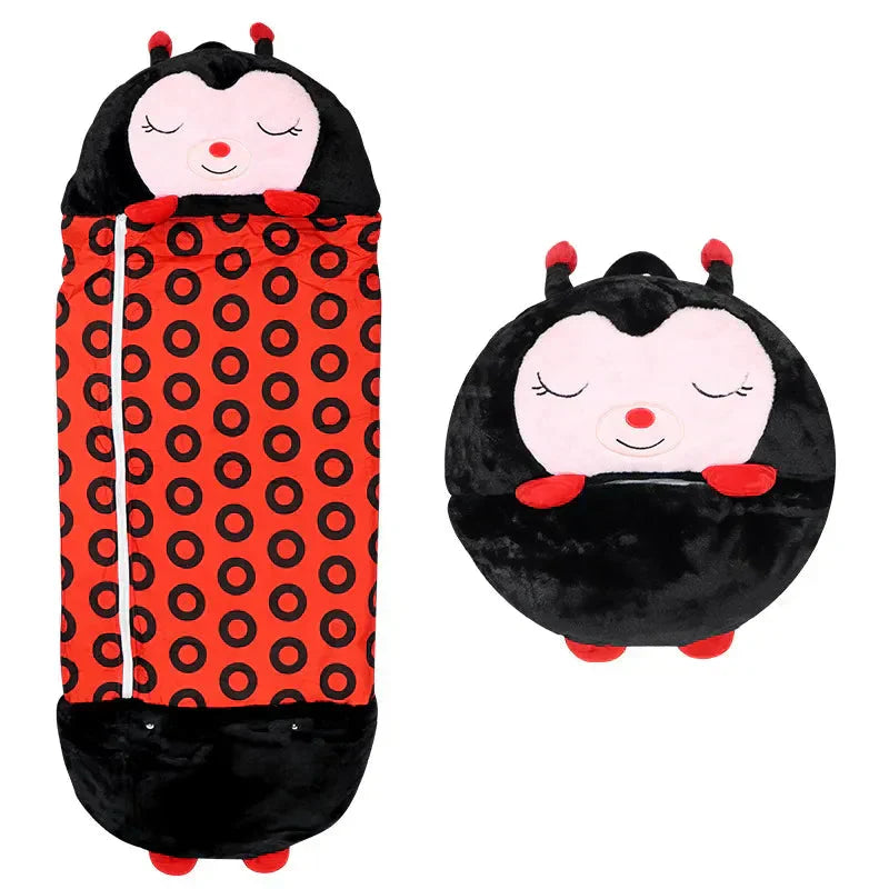 Cozy Kids Sleep Bag with Plush Toy