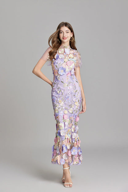 Lightweight Floral Ladies Summer Dress