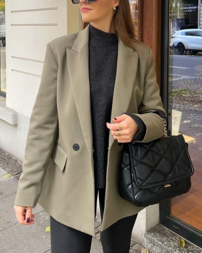 Classic Women's Double Breasted Jacket