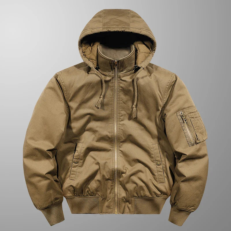 Practical Insulated Cotton Parka Jacket