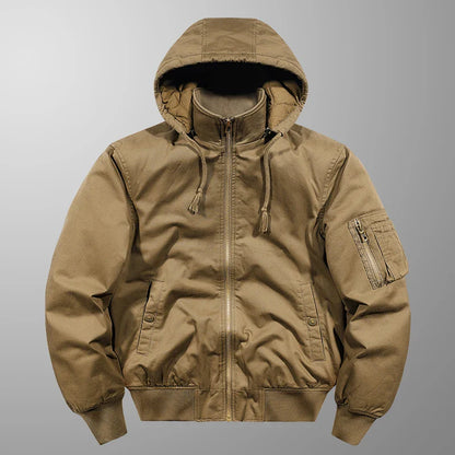 Practical Insulated Cotton Parka Jacket