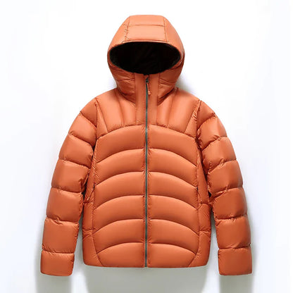 Warm Quilted Hooded Puffer Jacket - Nocini