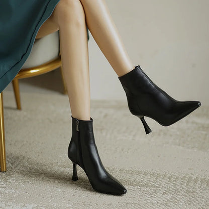 Low Heel Ankle Boots