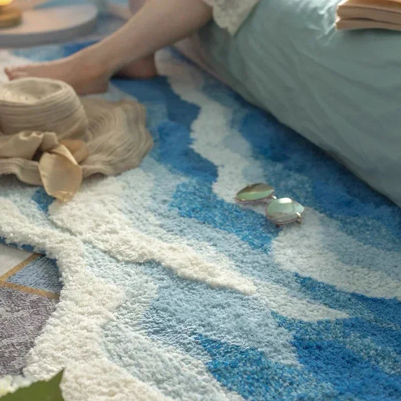 Plush Pile Patterned Rug