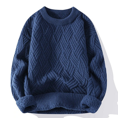 Casual Fit Geometric Sweater