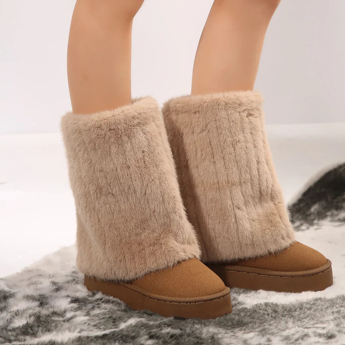 Luxurious Sheepskin Winter Boots