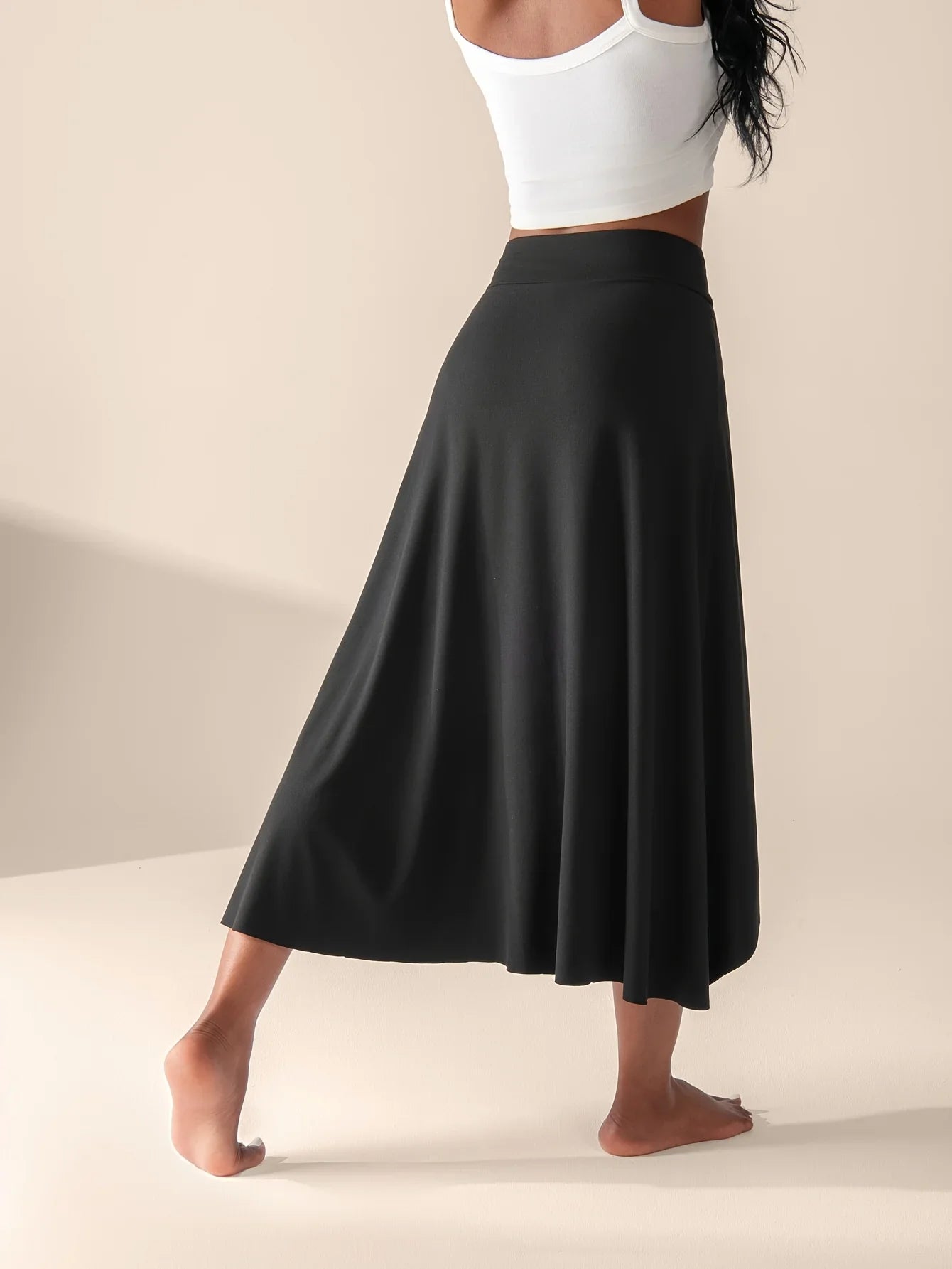 Flowy Wide Wrap Around Skirt