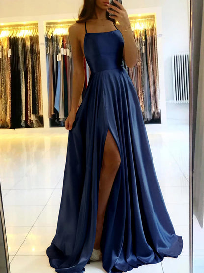 Elegant Pink Bridal Party Dress
