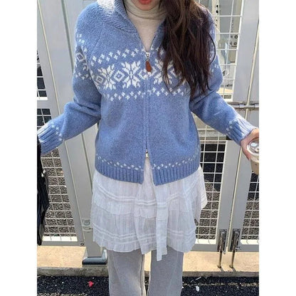 Cozy Knitted Open Front Cardigan