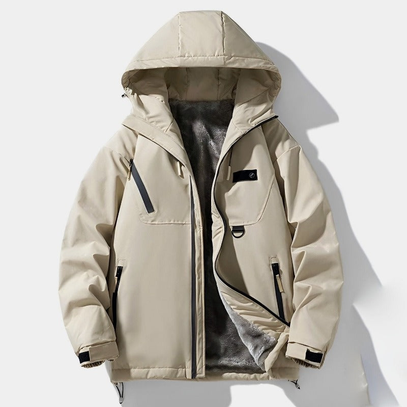 Casual Fit Hooded Winter Coat - Nocini