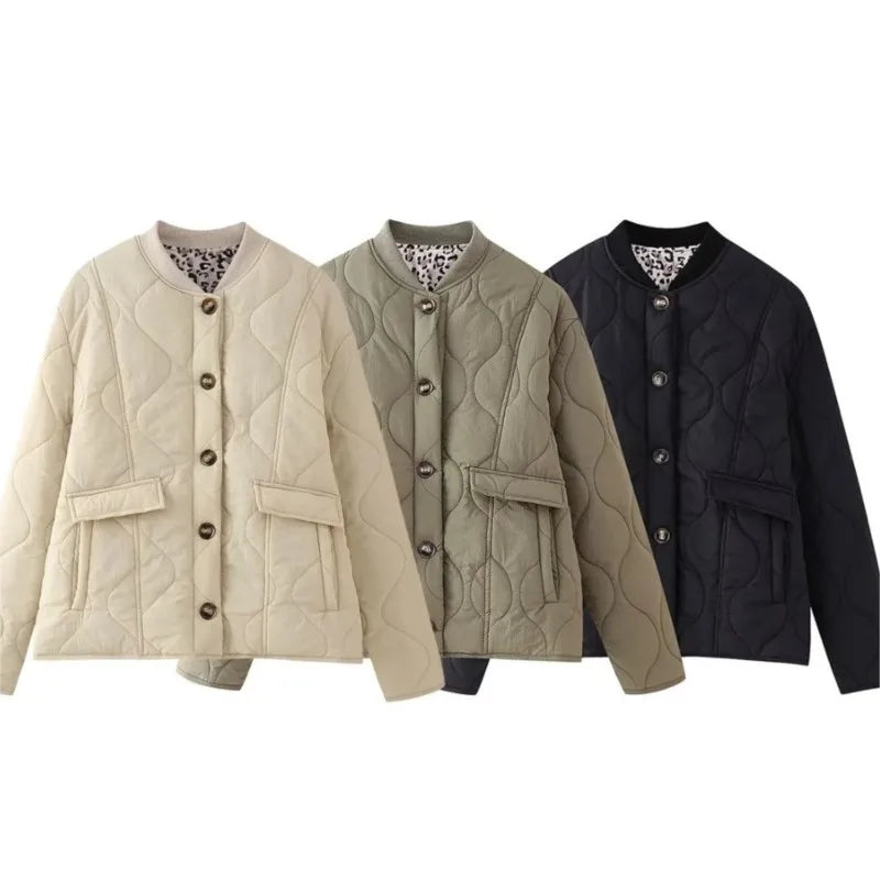 Comfortable Quilted Cotton Coat