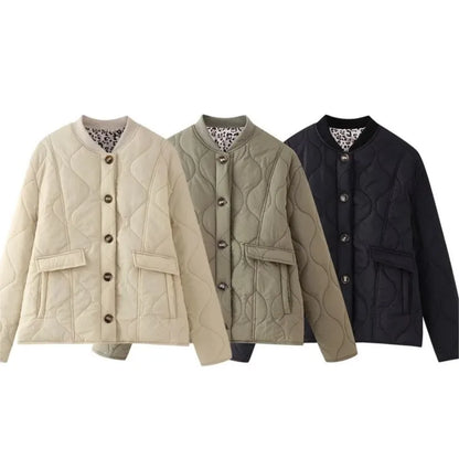 Comfortable Quilted Cotton Coat
