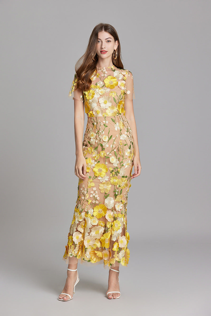 Lightweight Floral Ladies Summer Dress